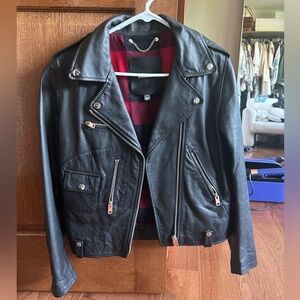 Diesel biker leather jacket